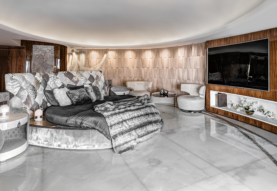 luxury apartment with spectacular view of the famed Mumbai Queens Necklace coast designed by ZZ Architects firm
