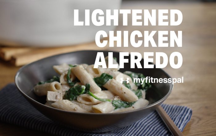 Lightened Chicken Alfredo