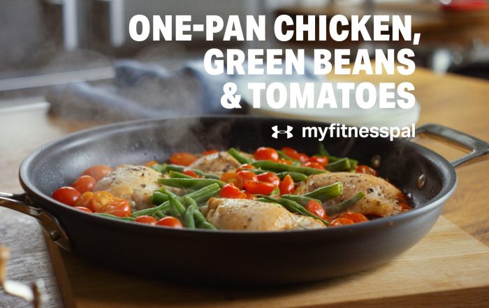 One-Pan Chicken, Green Beans & Tomatoes