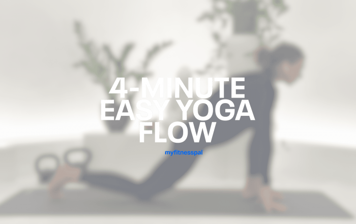 4-Minute Easy Yoga Flow for Pre-Workout Warm-Up