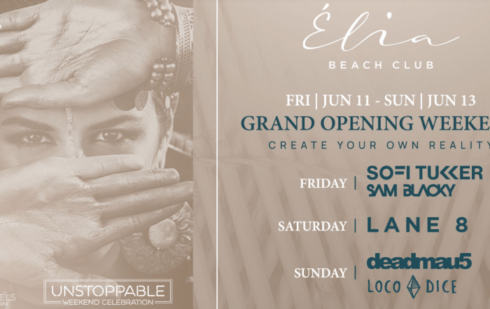 Élia Beach Club Debuts At Virgin Hotels Las Vegas This Weekend As Part Of “Unstoppable” Grand Opening Lineup Helmed By Nightlife Leaders Mio Danilovic, Jason “Jroc” Craig And Michael Fuller