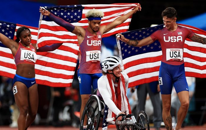 Tatyana McFadden Leads Team USA to World Record in First-Ever Paralympic Universal Relay