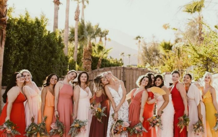 How to Nail Mismatched Bridesmaid Look